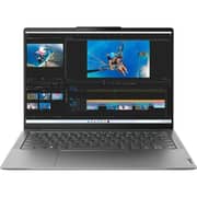 Lenovo Yoga Slim 6 14IRH8 (2024) Ultrabook - 13th Gen / Intel Core i7-13700H / 14inch WUXGA / 1TB SSD / 16GB RAM / Shared Intel Iris Xe Graphics / Windows 11 Home / English & Arabic Keyoard / Storm Grey / Middle East Version - [83E0005KAX]