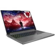 Lenovo Legion Slim 5 16ARP9 Gaming (2024) Laptop - AMD Ryzen 7-7435HS / 16inch WQXGA / 1TB SSD / 16GB RAM / 8GB NVIDIA GeForce RTX 4060 Graphics / Windows 11 Home / English & Arabic Keyboard / Luna Grey / Middle East Version - [83EX002GAX]