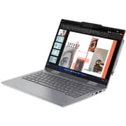 Lenovo ThinkPad X1 Gen 9 2-in-1 Convertible (2023) Laptop - 1st Series / Intel Core Ultra 7-155U / 14inch WUXGA / 1TB SSD / 32GB RAM / Shared Intel Graphics / Windows 11 Pro / English & Arabic Keyboard / Grey / Middle East Version - [21KE005DGR]