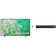 Samsung UA65DU8000UXZN 4K UHD Smart Television 65inch (2024 Model) + JVC TH-N322B Bluetooth Soundbar
