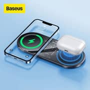 Baseus WXSX010101 2in1 WRLS Chrgr 20W BK