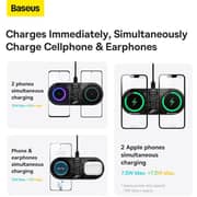 Baseus WXSX010101 2in1 WRLS Chrgr 20W BK