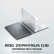 Asus ROG Zephyrus G16 Gaming (2024) Laptop - AMD Ryzen AI 9-HX 370 / 16inch WQXGA / 2TB SSD / 32GB RAM / 8GB NVIDIA GeForce RTX 4070 Graphics / Windows 11 Home / English & Arabic Keyboard / Platinum White / Middle East Version - [ GA605WI-AI-OLED9232G]
