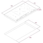 TEKA Infinity G1 Induction Hob with Smart MST Controls - IBF 95-G1 MST BM