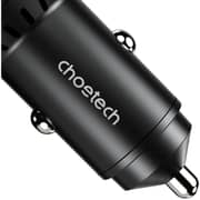 Choetech Dual USB Fast Car Charger Black