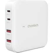 Choetech GaN 4 Ports Desktop Charger White