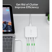 Choetech GaN 4 Ports Desktop Charger White