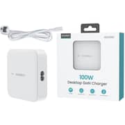 Choetech GaN 4 Ports Desktop Charger White