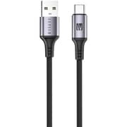 Levelo Otto USB A to C Leather Cable 1.2m Black