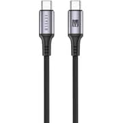 Levelo Otto USB C to C Leather Cable 1.2m Black