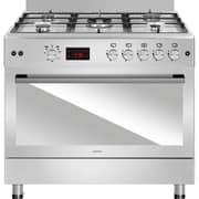 Ocean Gas Cooker 4 burners + 1 triple Burner 90cm , stainless steel - OCGR 9650-17IP