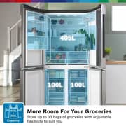 Bosch Series 4 French Door Refrigerator 605 Litres KFN96VPEAG