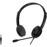 Rapoo H101 Wired On Ear Stereo Headset Black