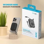 Pawa Wonder Mini MagSafe Power Bank 10000mAh Black PW-PBWMMS10