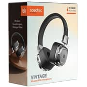 Porodo PD-STWLEP037 Soundtec Vintage Wireless Over Ear Headphones Assorted