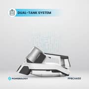 Powerology Handheld & Portable Cordless Spot Cleaner White PPBCHA50