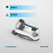 Powerology Handheld & Portable Cordless Spot Cleaner White PPBCHA50
