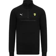 Ferrari Quarter Zip Sports T-shirt Black Small