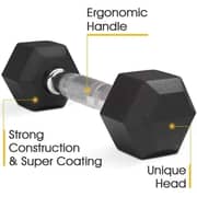 Sparnod Fitness Hex Dumbbells SDH-17.5_PAIR