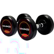 Sparnod Fitness Round Rubber Coated Dumbbells SDR-17.5_PAIR