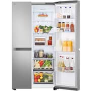 LG LinearCooling Side by Side Refrigerators Silver - GR-B267KLJW
