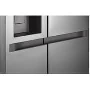 LG Side By Side Refrigerator Platinum Silver 684L Gross - GR-L267KLKW