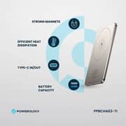 Powerology Power Bank 5000mAh Titanium PPBCHA63-TI