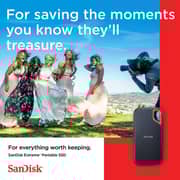 SanDisk Extreme Portable Solid State Drive USB3.2 8TB Black SDSSDE61-8T00-G25