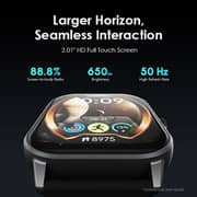 Oraimo 2.01 Inches Watch 5 Smartwatch with Health Monitoring - Light Chrome
