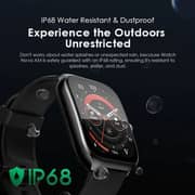Oraimo 2.01 Inches Nova AM Smartwatch with AMOLED Display & Fitness Suite - Light Chrome