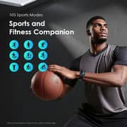 Oraimo 2.01 Inches Watch 5 Smartwatch with Health Monitoring - Berry Grey