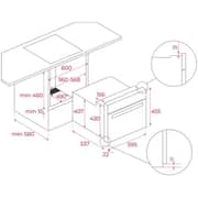 TEKA Built-In Microwave Oven with Modern Finish - MLC 84-G1 BM
