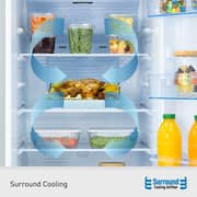 Panasonic Top Mount Refrigerator 410L Silver - NR-BC535VSAE