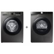 Samsung Front Load Washer 9kg WW90TA046AXS + Front Load Dryer 8kg DV80T5220AX/SG