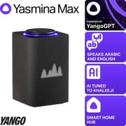 Yasmina Max AI Enabled Smart Bluetooth Speaker Black