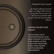 Yasmina Max AI Enabled Smart Bluetooth Speaker Beige