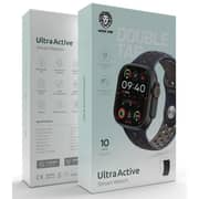 Green Lion Ultra Active U9S 51.1mm IPS Display, Fitness Tracking, Smartwatch, Black