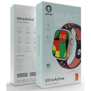 Green Lion Ultra Active U9S 51.1mm IPS Display, Fitness Tracking, Smartwatch, Orange