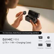 DJI Mic Mini Transmitter (2 TX + 1 RX + Charging Case) Infinity Black
