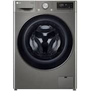 LG Front Load Washer 9kg with AI DD & ThinQ, Platinum Silver