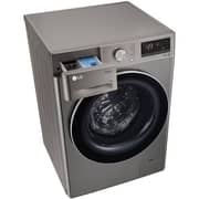 LG Front Load Washer 9kg with AI DD & ThinQ, Platinum Silver