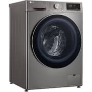 LG Front Load Washer 9kg with AI DD & ThinQ, Platinum Silver