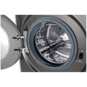 LG Front Load Washer 9kg with AI DD & ThinQ, Platinum Silver