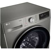 LG Front Load Washer 9kg with AI DD & ThinQ, Platinum Silver