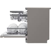 LG New QuadWash Steam Dishwasher, Inverter Direct Drive, Easy Rack plus, Platinum Silver Color