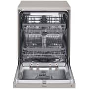 LG New QuadWash Steam Dishwasher, Inverter Direct Drive, Easy Rack plus, Platinum Silver Color