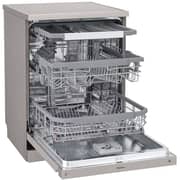 LG New QuadWash Steam Dishwasher, Inverter Direct Drive, Easy Rack plus, Platinum Silver Color