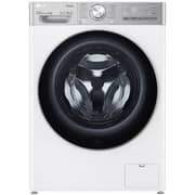 LG Capacity 12kg, Front Load, White Color, TrueSteam, 6 Motion DD, Inverter Direct Drive Motor