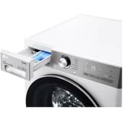 LG Capacity 12kg, Front Load, White Color, TrueSteam, 6 Motion DD, Inverter Direct Drive Motor