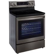 L​G 6.3 cu ft Smart Wi-Fi Enabled InstaView Electric Slide-In Range with Air Fry